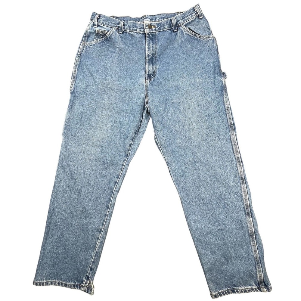 Dickies Blue Carpenter Jeans Relaxed Fit Workwear Pants Mens 38x30